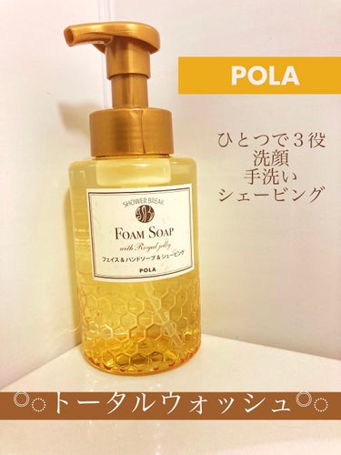 シャワーブレイクプラス フォームソープ/POLA/洗顔フォームを使ったクチコミ（1枚目）