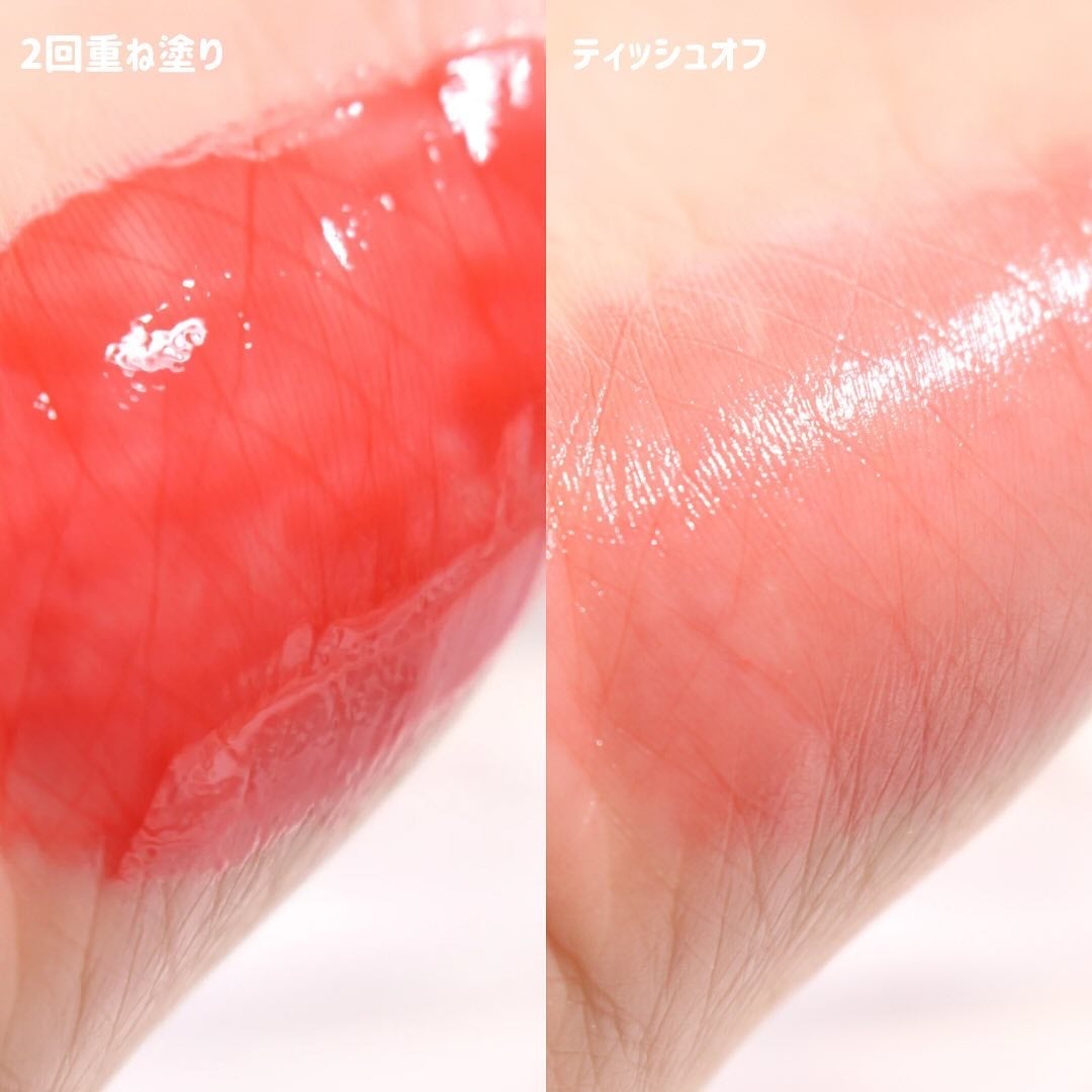 ゲットイットティントグレーズバーム/TONYMOLY/リップティントを使ったクチコミ(7枚目)