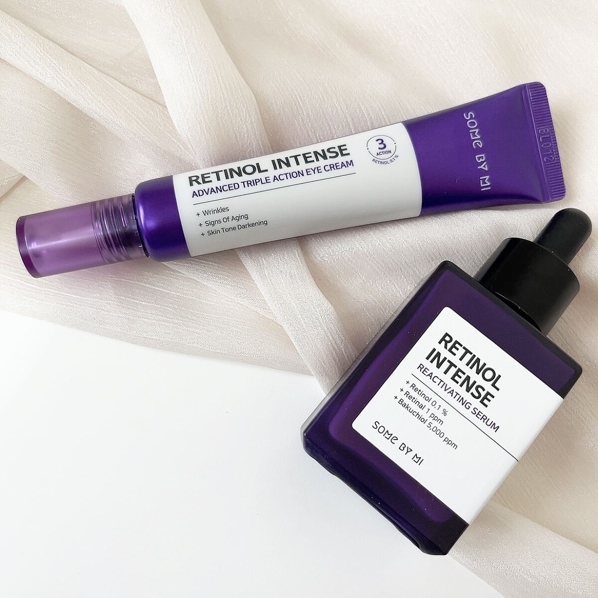 レチノールインテンシブ アドバンスドトリプルアクションアイクリーム/SOME BY MI/アイケア・アイクリームを使ったクチコミ（2枚目）