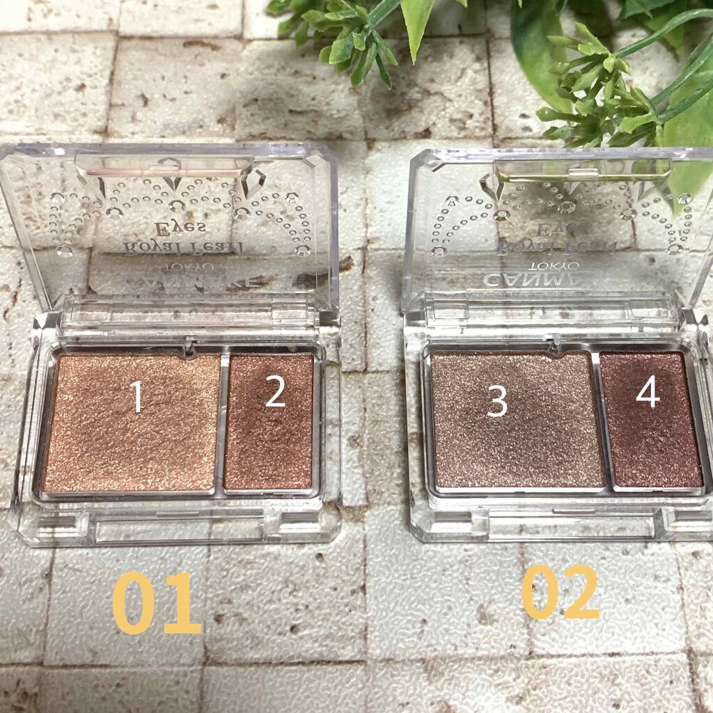 ロイヤルパールアイズ/キャンメイク/アイシャドウパレットを使ったクチコミ(2枚目)