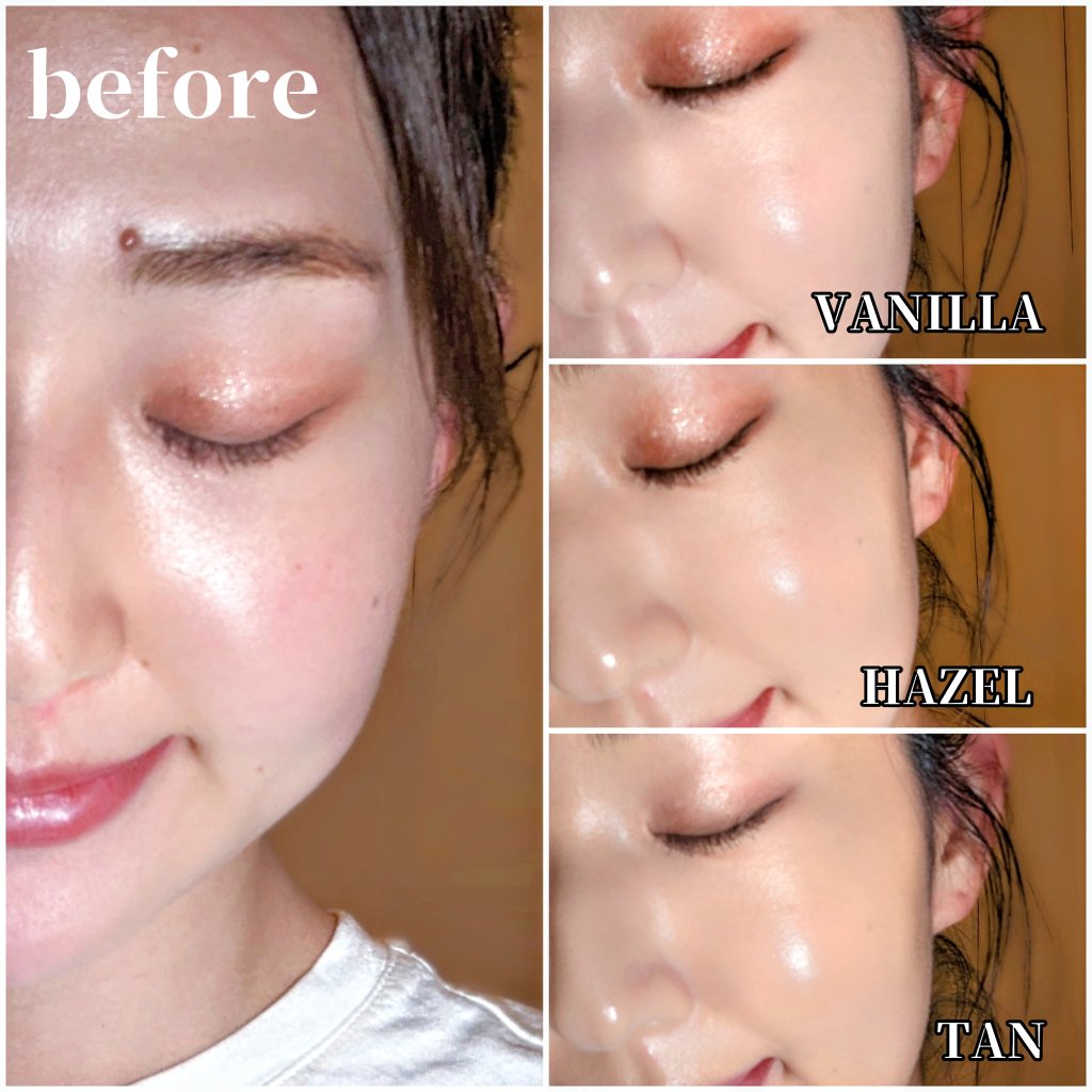 カーミンググロウアップクッションファンデーション タン/favs/リキッドファンデーションを使ったクチコミ（3枚目）