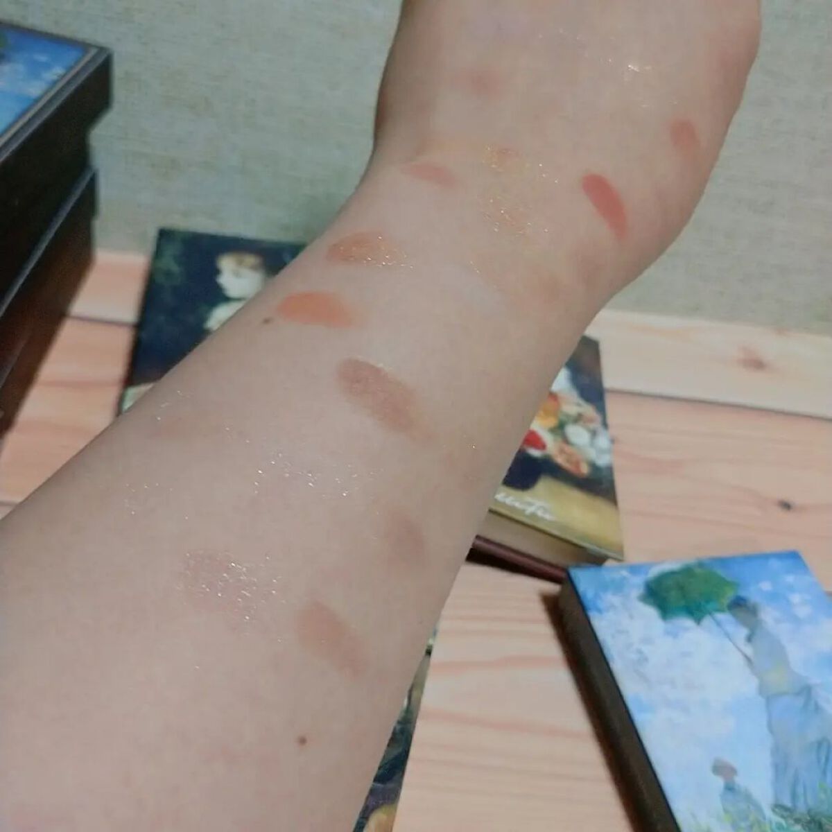 絵画アイシャドウパレット 03 ピアノを弾く少女たち/MilleFée/アイシャドウパレットを使ったクチコミ（3枚目）