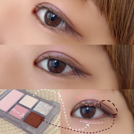 オールラウンドアイパレット/hince/マルチパレットを使ったクチコミ(4枚目)