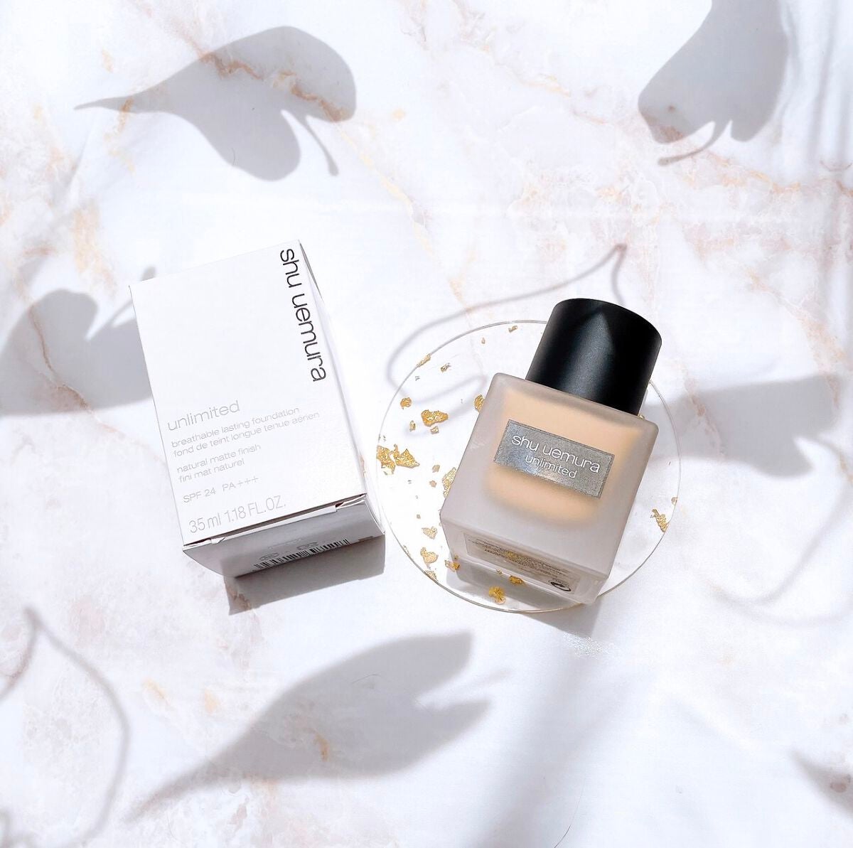 (旧)アンリミテッド ラスティング フルイド/shu uemura/リキッドファンデーションを使ったクチコミ(1枚目)