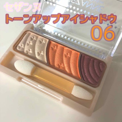 トーンアップアイシャドウ/CEZANNE/アイシャドウパレットを使ったクチコミ(1枚目)