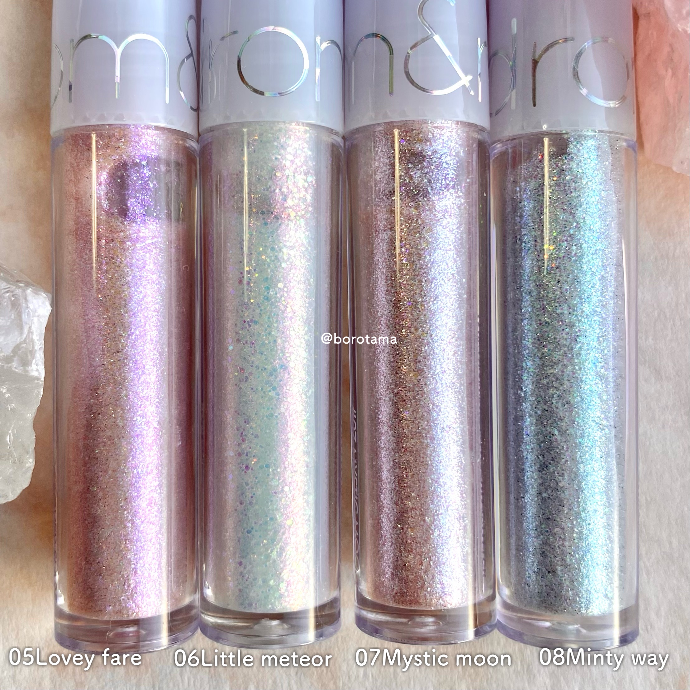 リキッド グリッター シャドウ/rom&nd/グリッターを使ったクチコミ（3枚目）