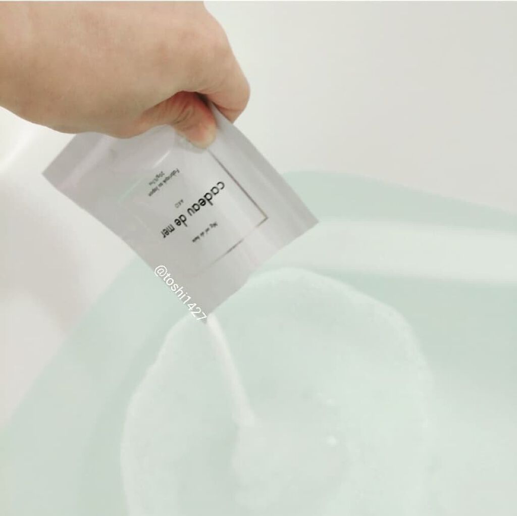 バスパウダー/cadeau de mer/炭酸系入浴剤を使ったクチコミ（3枚目）