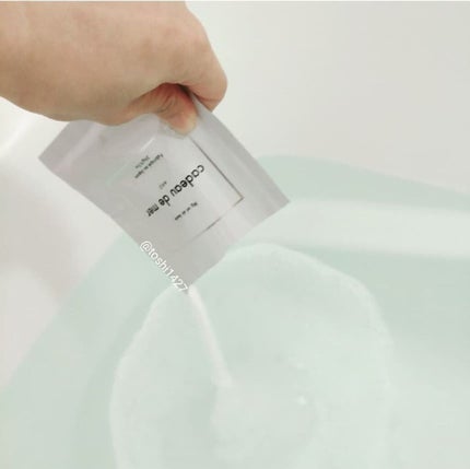 バスパウダー/cadeau de mer/炭酸系入浴剤を使ったクチコミ(3枚目)