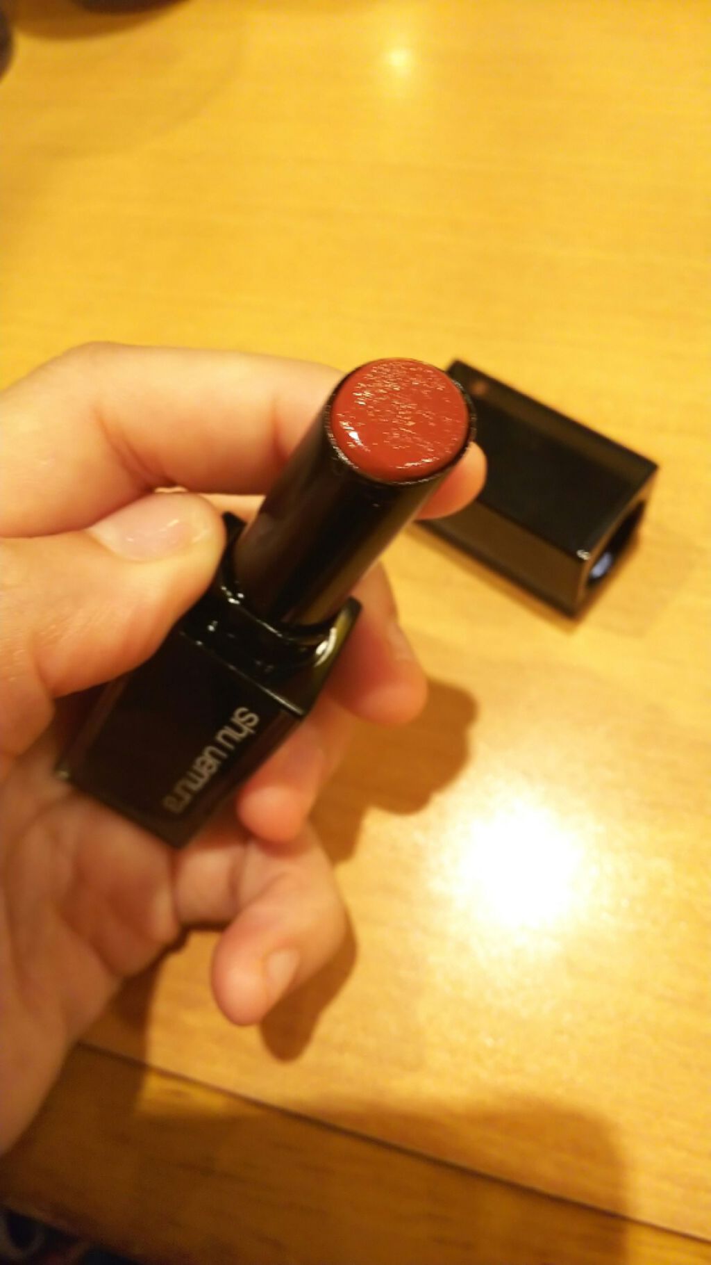 ルージュ アンリミテッド/shu uemura/口紅を使ったクチコミ(1枚目)