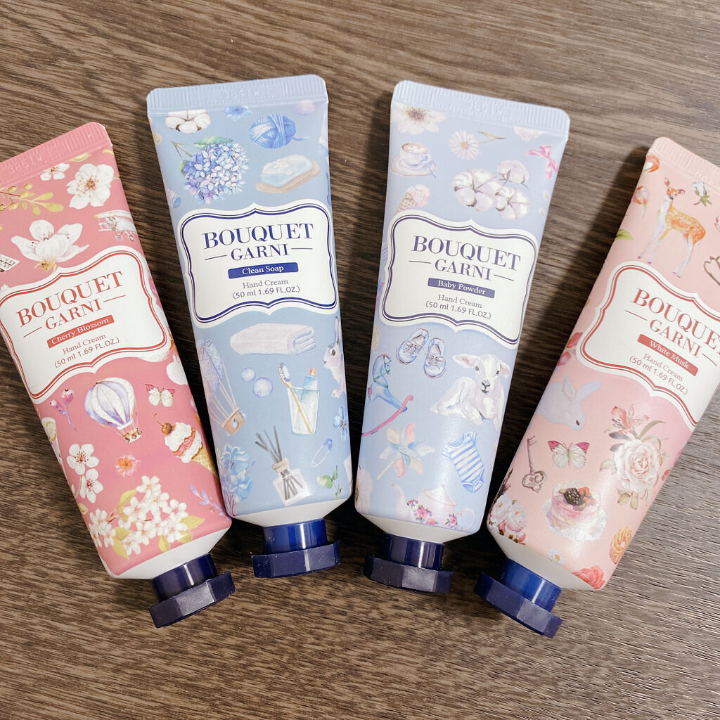 フレグランスハンドクリーム 4種セット/Bouquet Garni/ハンドクリームを使ったクチコミ（1枚目）