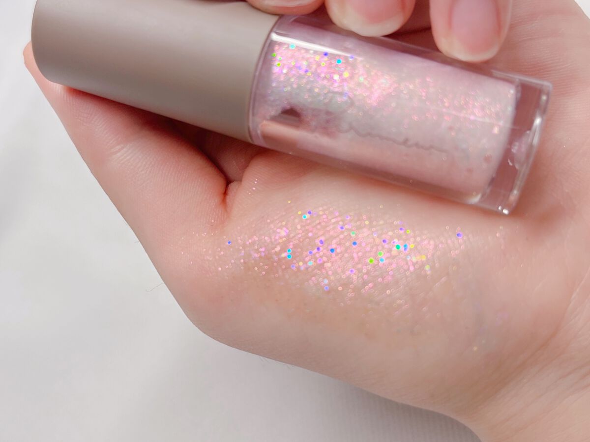 ピックミーアイズグリッター 02 オンリーミー/Ririmew/グリッターを使ったクチコミ（3枚目）