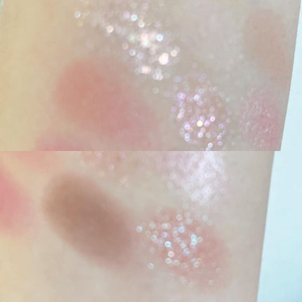 グリッターペディアアイパレット/unleashia/アイシャドウパレットを使ったクチコミ(10枚目)