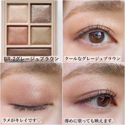 パノラマデザイン アイパレット/Visée/アイシャドウパレットを使ったクチコミ(5枚目)