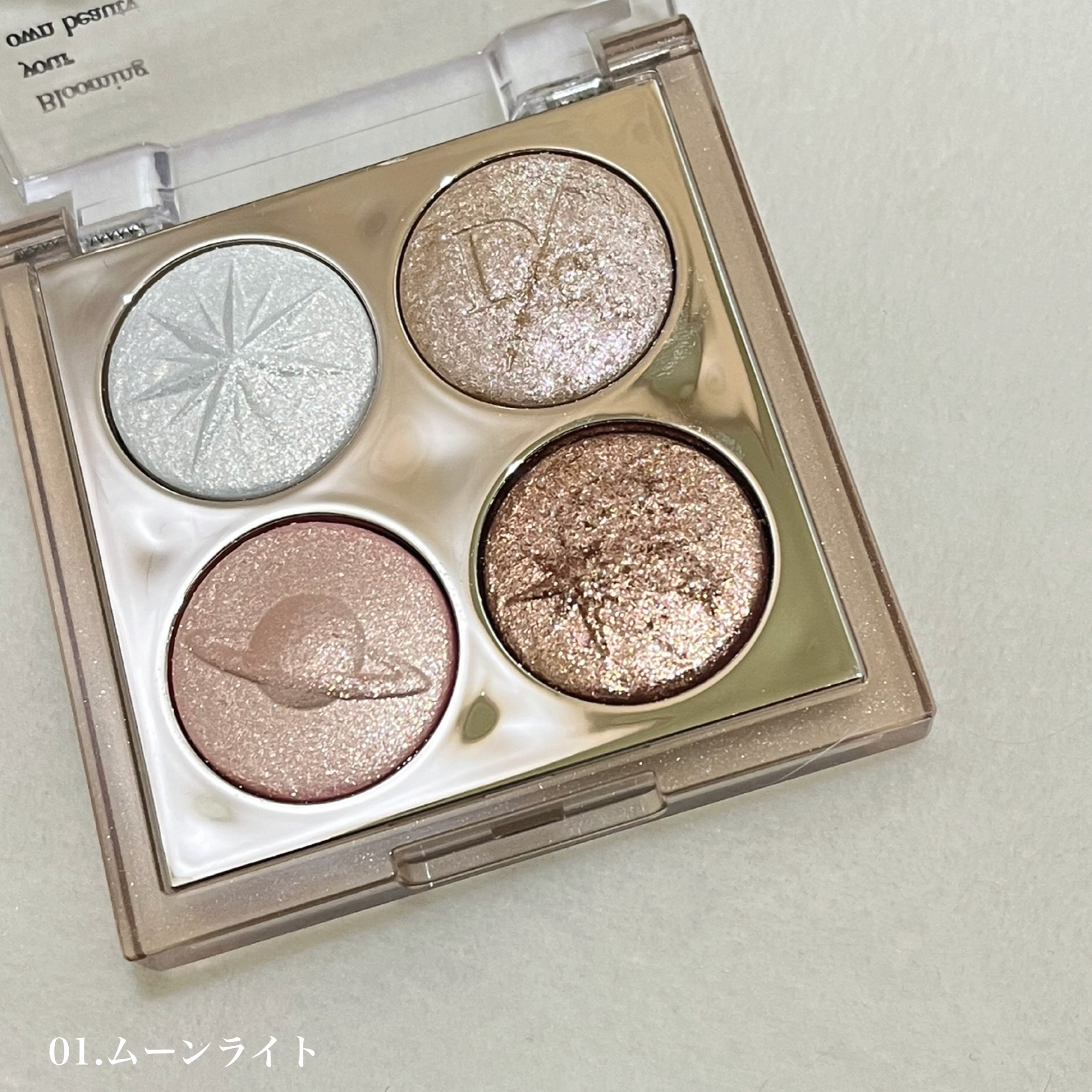 スターリーナイト シャドウパレット/dasique/アイシャドウパレットを使ったクチコミ（2枚目）