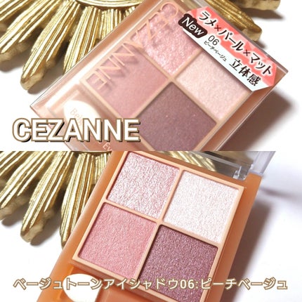 ベージュトーンアイシャドウ/CEZANNE/アイシャドウパレットを使ったクチコミ(2枚目)