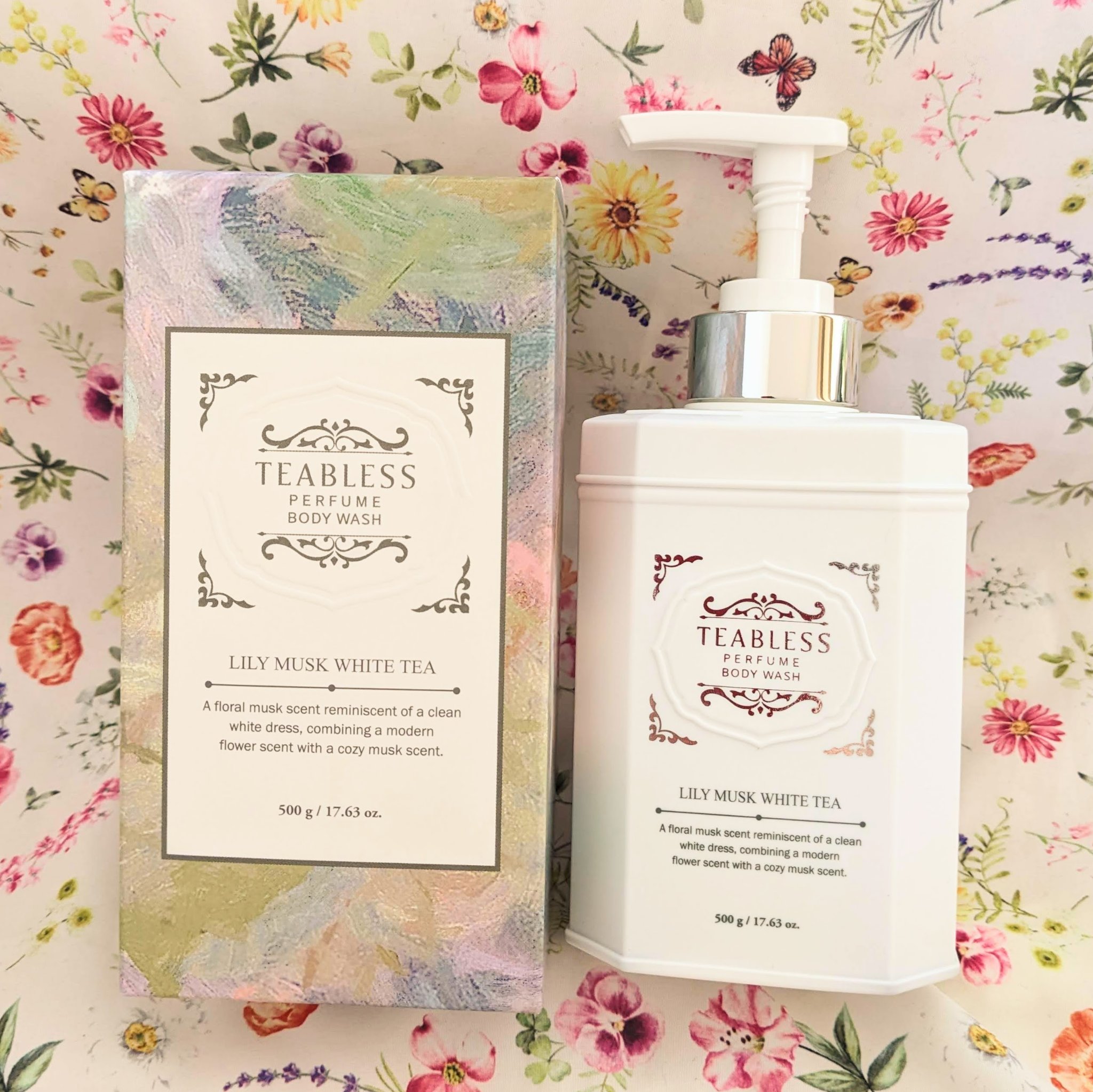 パフュームボディウォッシュ リリームスクホワイトティー/TEABLESS/ボディソープを使ったクチコミ（1枚目）