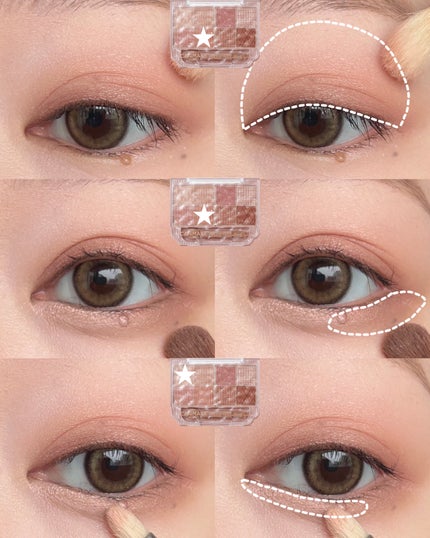 プティパレットアイズ/キャンメイク/パウダーアイシャドウを使ったクチコミ(3枚目)