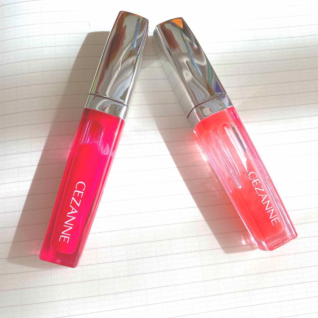 ジェルグロスリップ/CEZANNE/リップグロスを使ったクチコミ（1枚目）