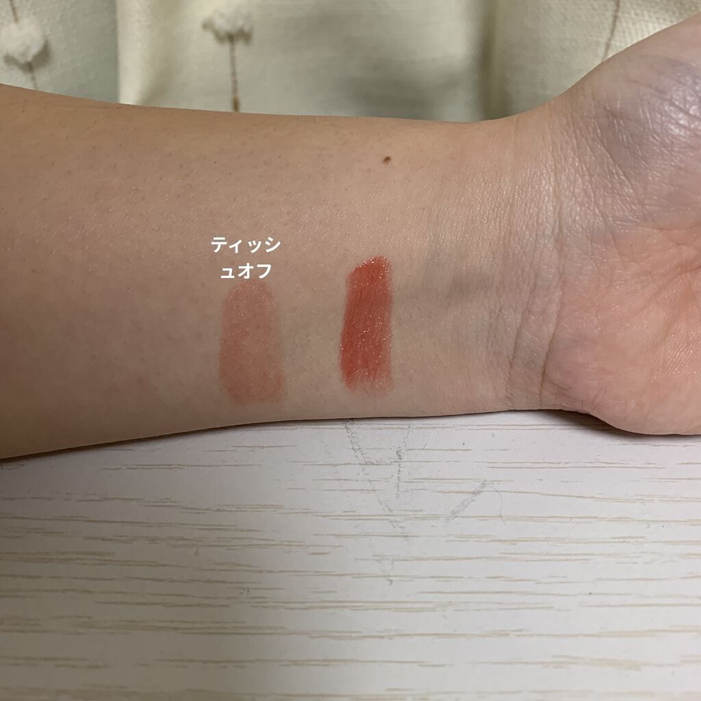 ステイオンバームルージュ 03 タイニースウィートピー/キャンメイク/口紅を使ったクチコミ（3枚目）