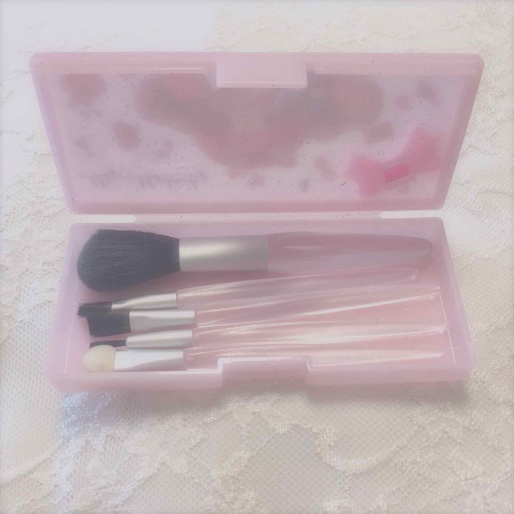 春姫化粧ブラシセット/DAISO/メイクブラシを使ったクチコミ(2枚目)
