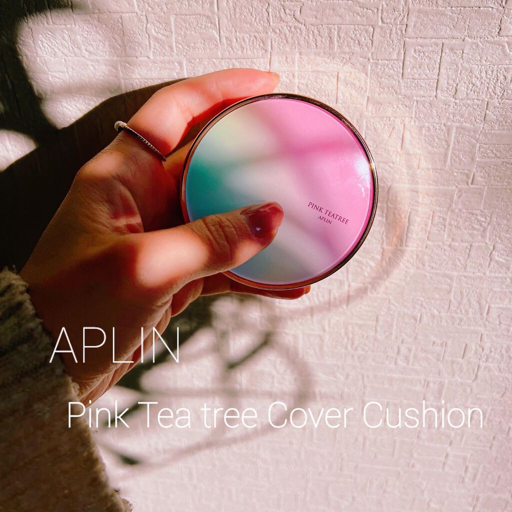 ピンクティーツリーカバークッション/APLIN/クッションファンデーションを使ったクチコミ（1枚目）