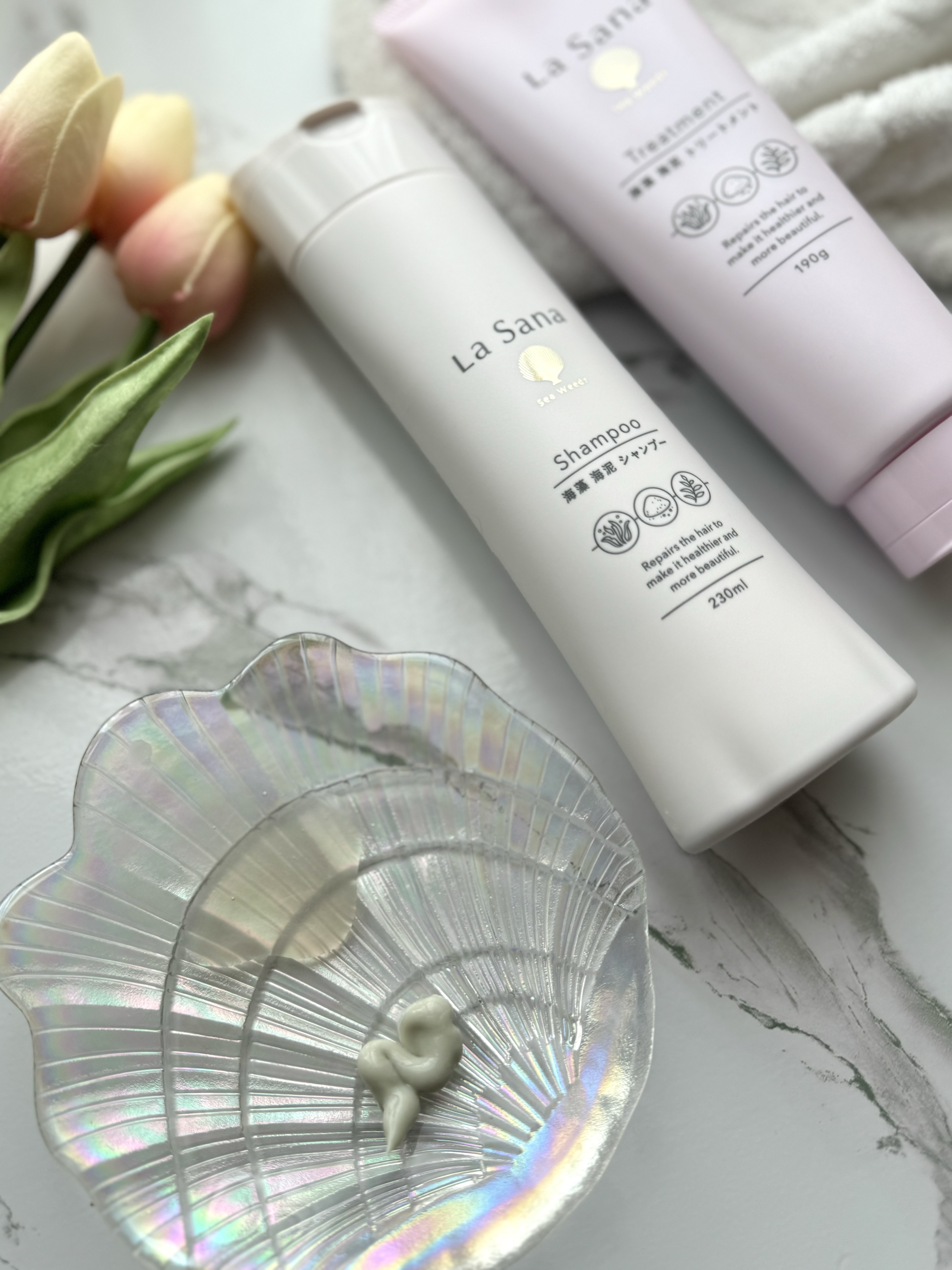 ラサーナ 海藻 海泥 シャンプー／トリートメント シャンプー本体/ラサーナ/市販シャンプーを使ったクチコミ（2枚目）