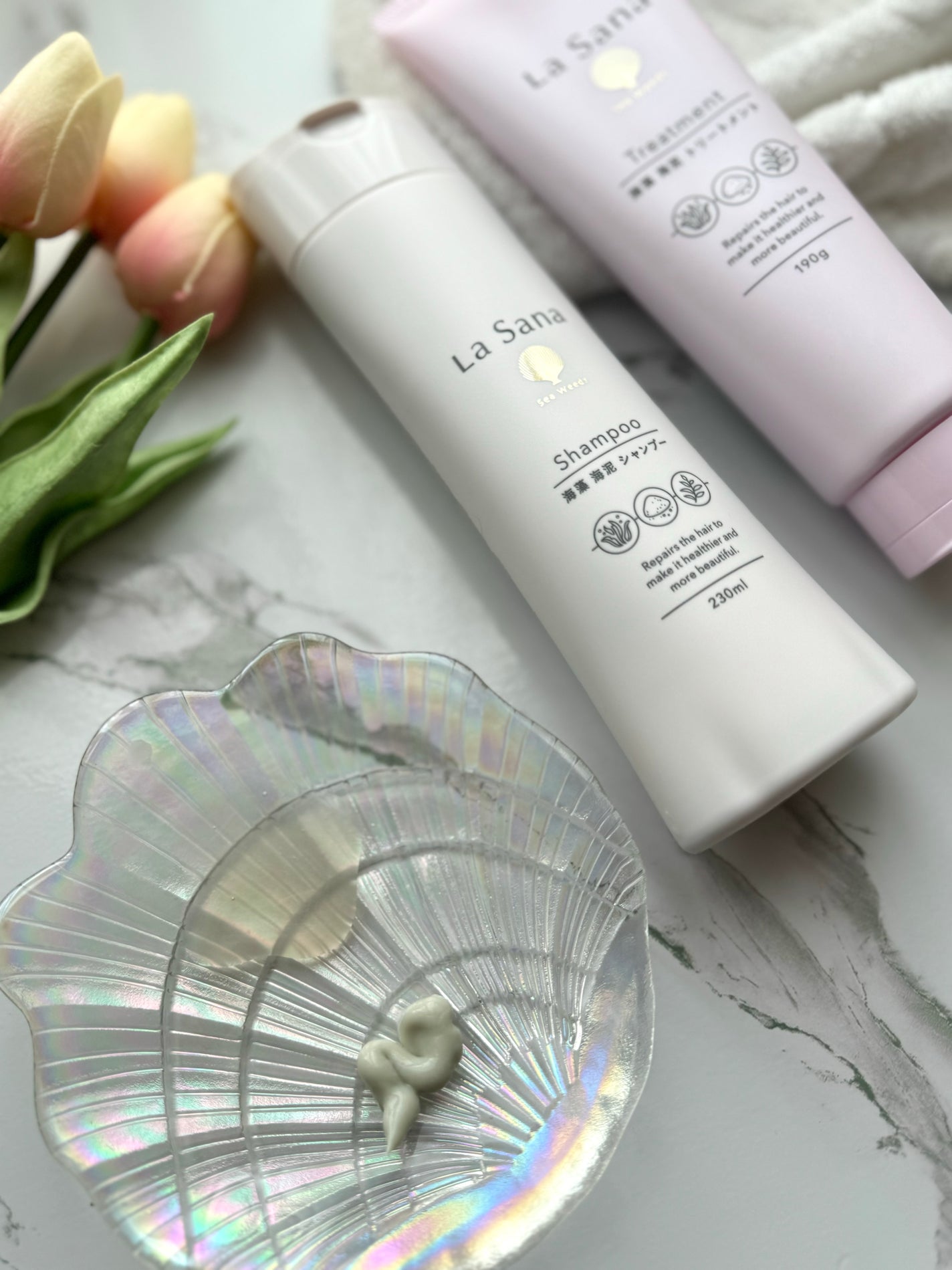 ラサーナ 海藻 海泥 シャンプー/トリートメント/ラサーナ/市販シャンプーを使ったクチコミ(2枚目)