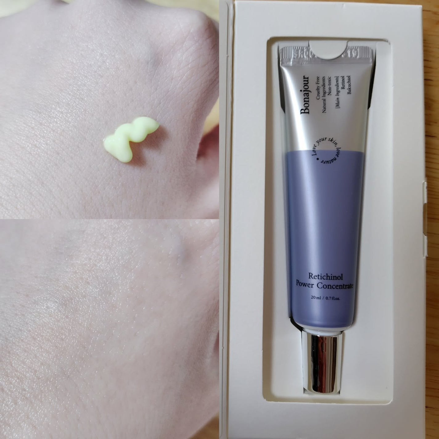 レチノールパワー コンセントレートクリーム/Bonajour/フェイスクリームを使ったクチコミ(2枚目)