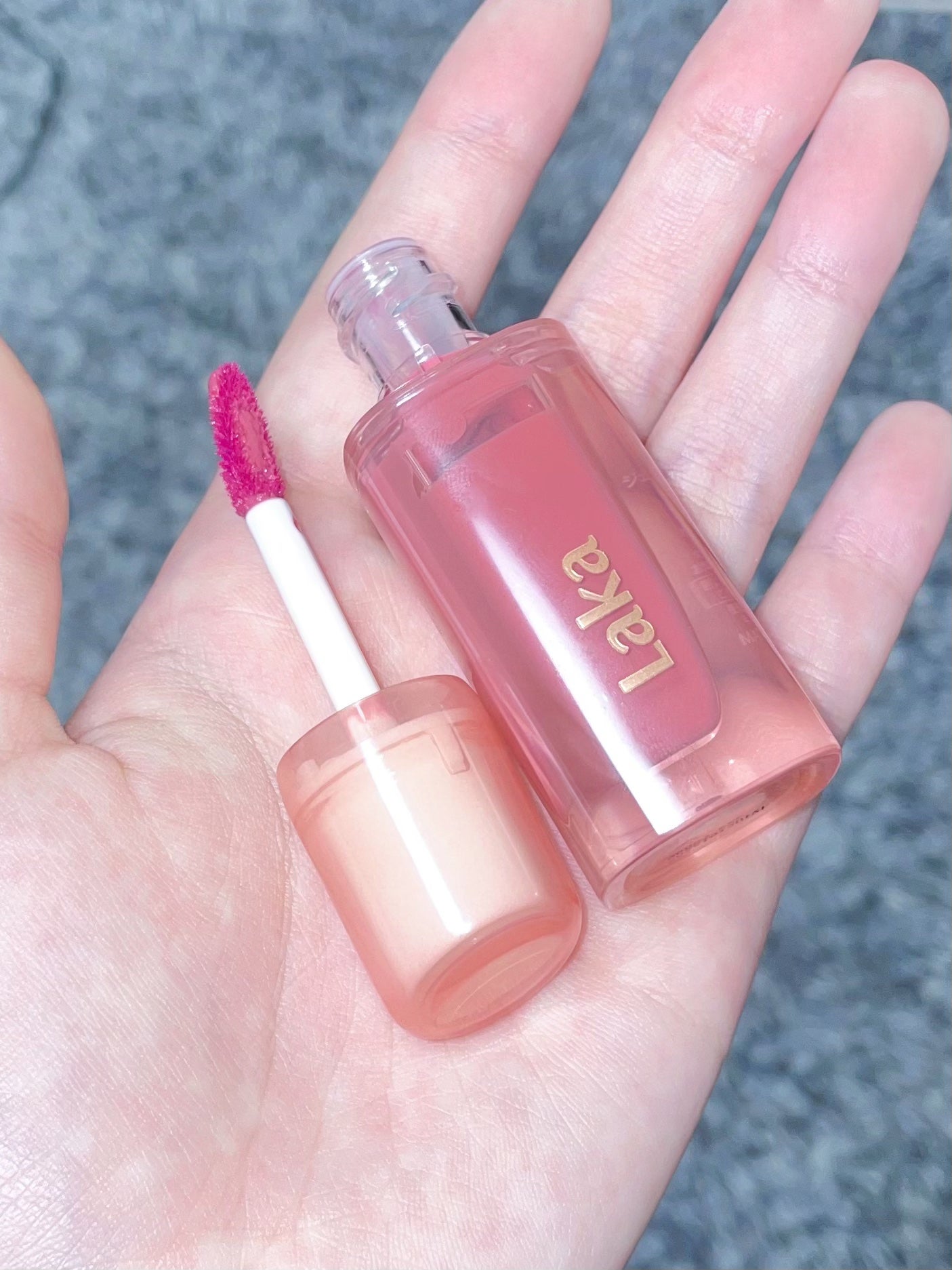 ジェリーイングヌードグロス/Laka/リップグロスを使ったクチコミ(3枚目)