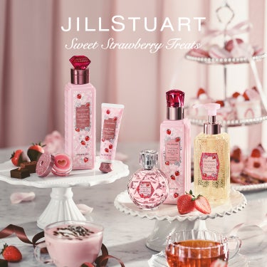 ジルスチュアート ディープモイストボディミルク ストロベリー ショコララテ トリーツ/JILL STUART/ボディミルクを使ったクチコミ（1枚目）