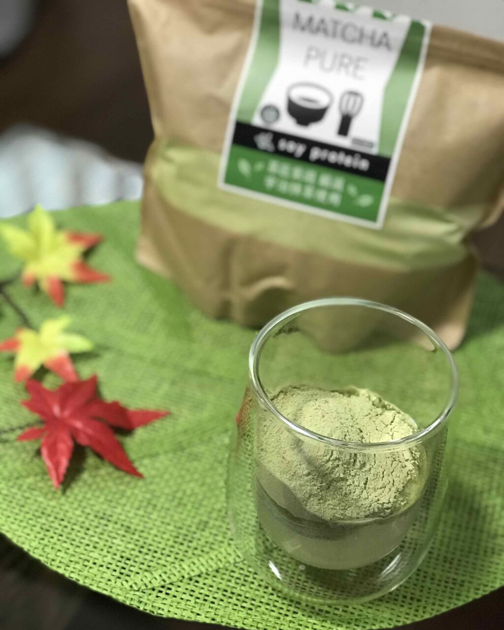 MATCHA PURE(プロテインパウダー)/ピュアパートナー/ソイプロテインを使ったクチコミ(3枚目)