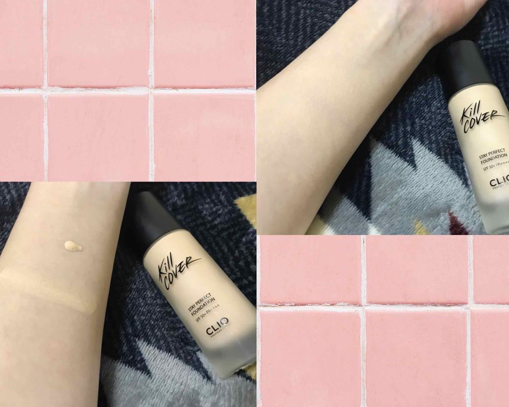 キルカバー ステイパーフェクトファンデーション/CLIO/リキッドファンデーションを使ったクチコミ（1枚目）