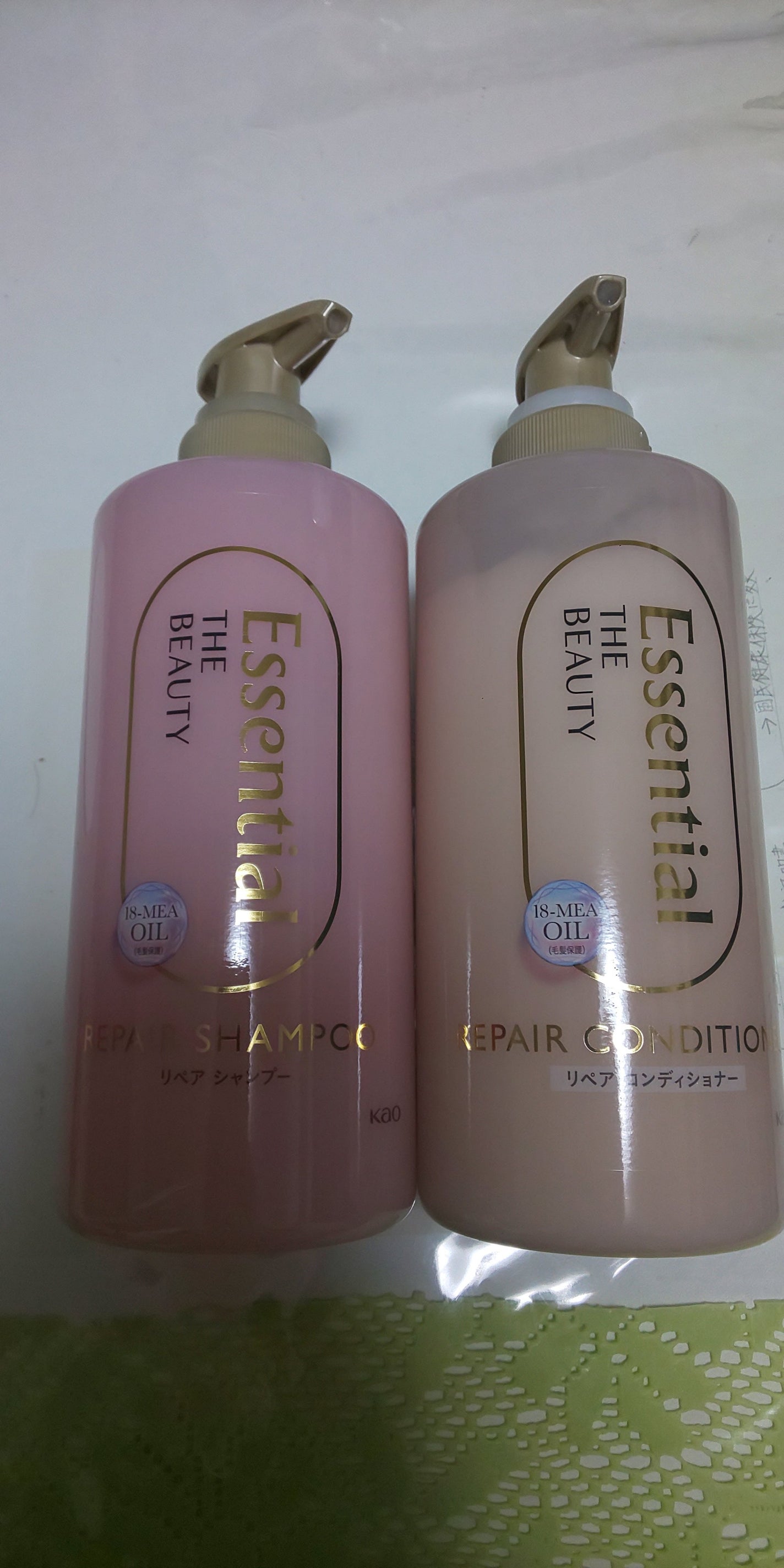ザビューティ リペアシャンプー・コンディショナー/エッセンシャル/市販シャンプーを使ったクチコミ(1枚目)