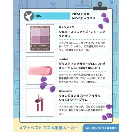 ストロベリーロココ アイシャドウパレット/FlowerKnows/アイシャドウパレットを使ったクチコミ(3枚目)