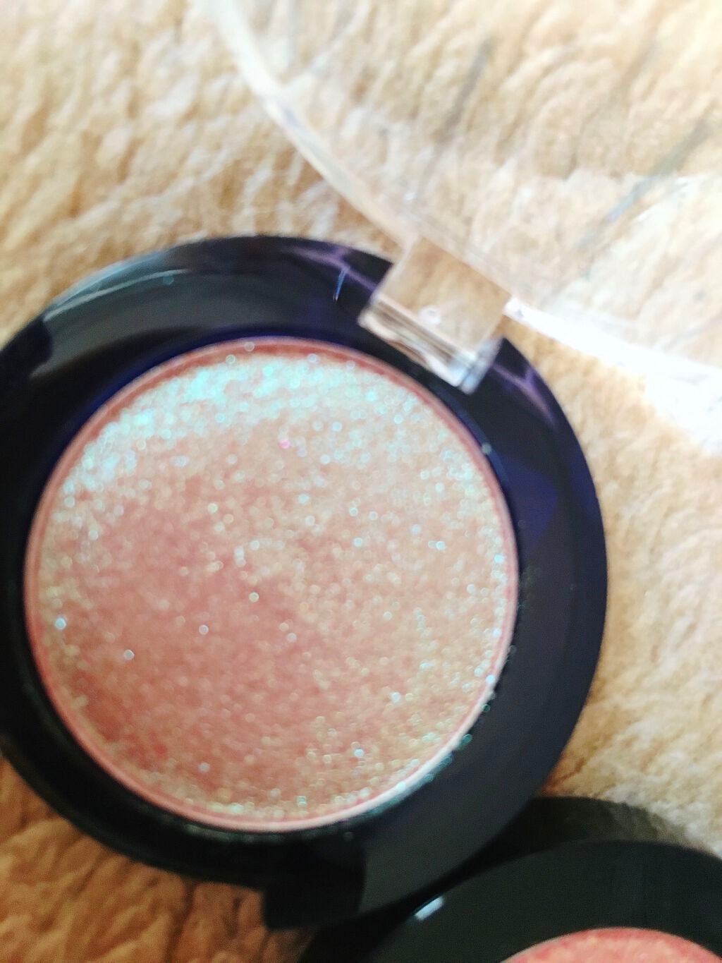 グリッター シャドウ カラー/rom&nd/グリッターを使ったクチコミ(2枚目)