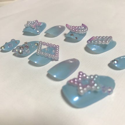 ネイルシール/DAISO/ネイルシールを使ったクチコミ(2枚目)