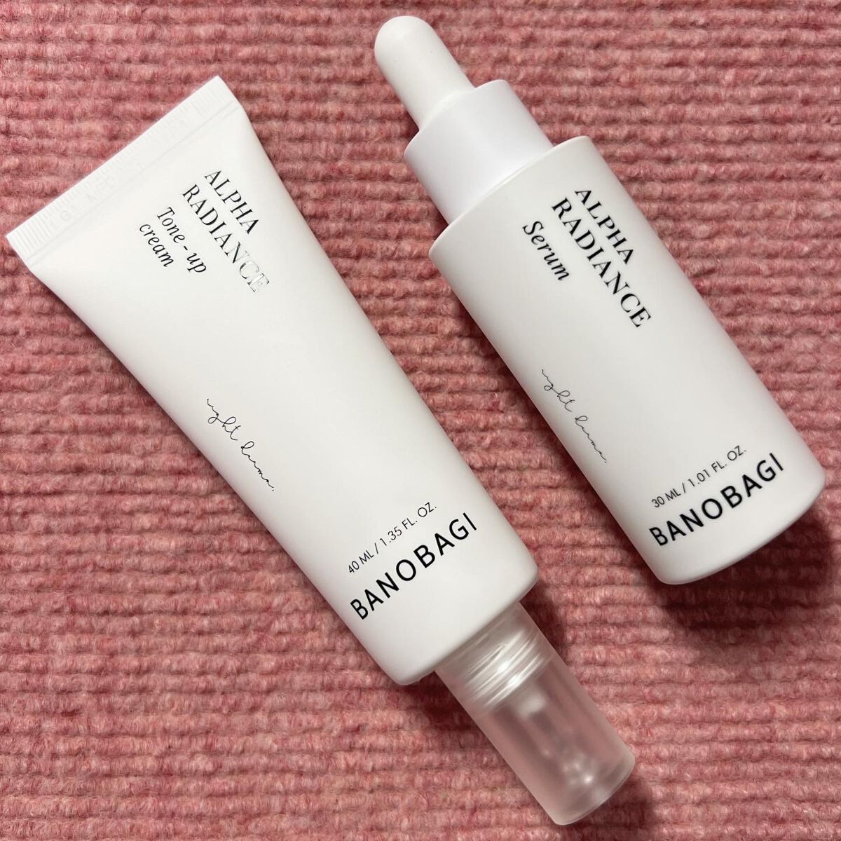 アルファラディアンスグローセラム/BANOBAGI/美容液を使ったクチコミ（1枚目）