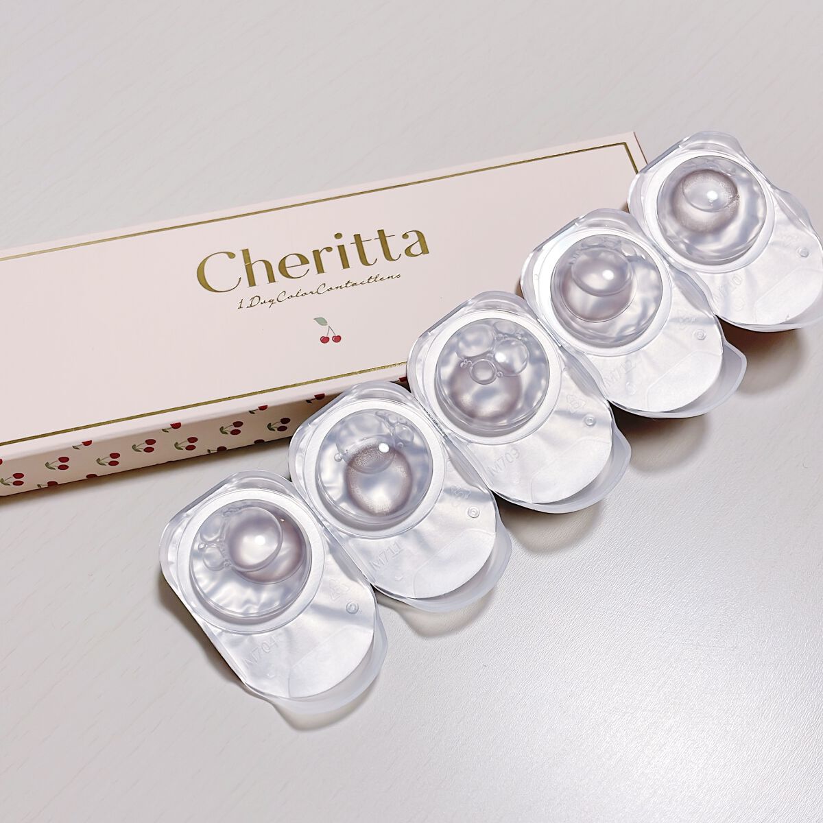 Cheritta 1day メロウロゼ(Mellow Rose)/Cheritta/ワンデー（１DAY）カラコンを使ったクチコミ（3枚目）