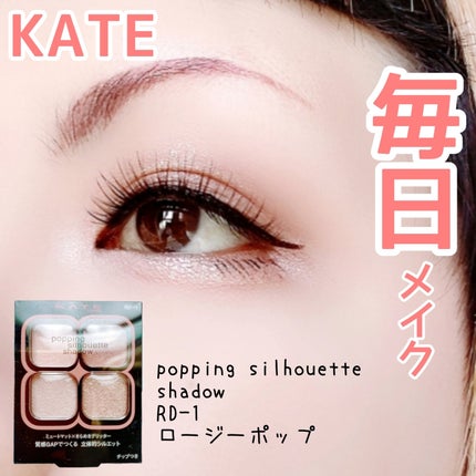 ケイト ポッピングシルエットシャドウ/KATE/アイシャドウパレットを使ったクチコミ(1枚目)