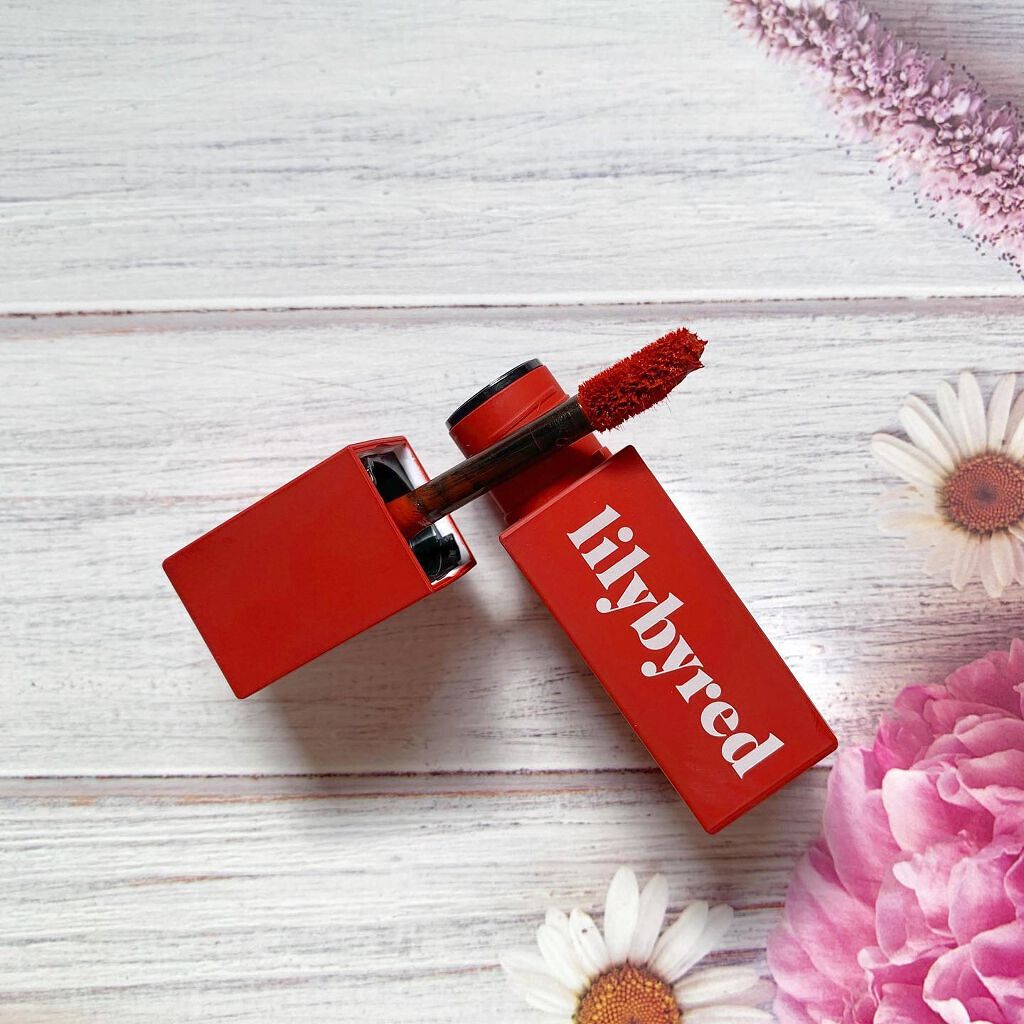 ムードライアー ベルベットティント/lilybyred/リップティントを使ったクチコミ（2枚目）