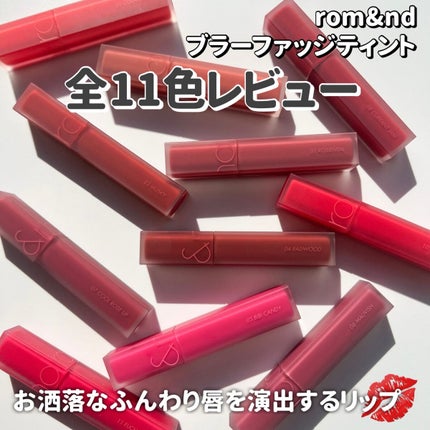 rom&nd ブラーファッジティント/rom&nd/リップティントを使ったクチコミ(2枚目)