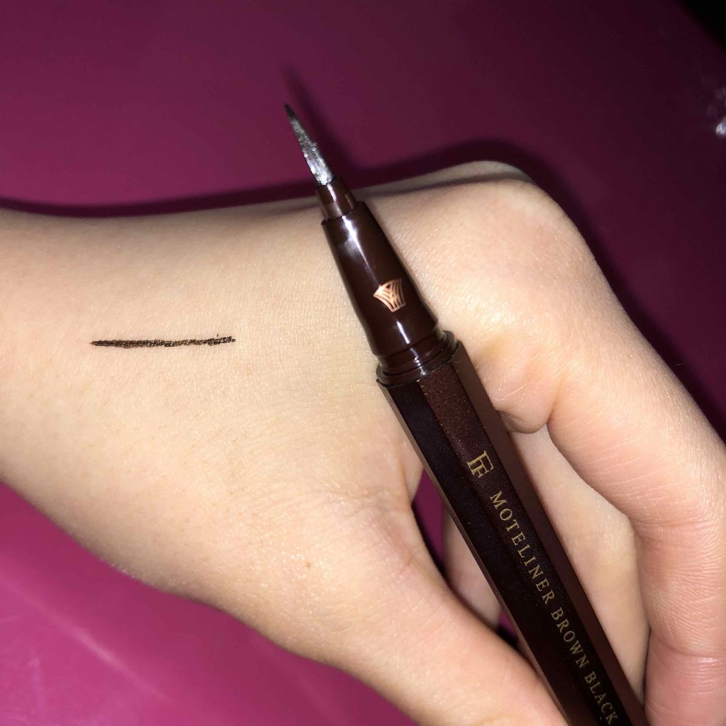 モテライナー リキッド/UZU BY FLOWFUSHI/リキッドアイライナーを使ったクチコミ（2枚目）