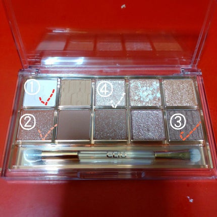 プロ アイ パレット/CLIO/アイシャドウパレットを使ったクチコミ(2枚目)
