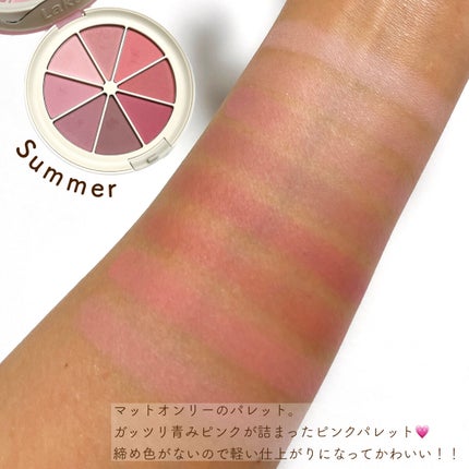 ミドルトーンアイシャドウコレクターパレット/Laka/アイシャドウパレットを使ったクチコミ(7枚目)