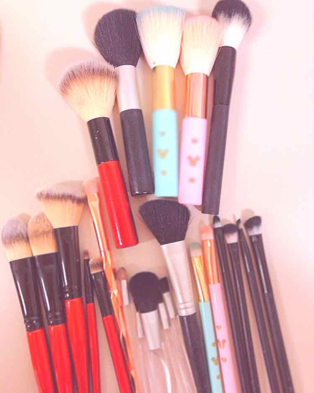 春姫 ファンデーションブラシ/DAISO/メイクブラシを使ったクチコミ（2枚目）