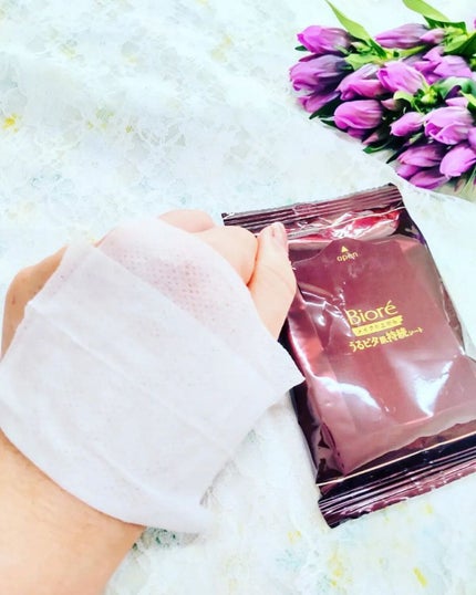 ビオレメイクの上からうるピタ肌持続シート/ビオレ/フェイスシートを使ったクチコミ(3枚目)