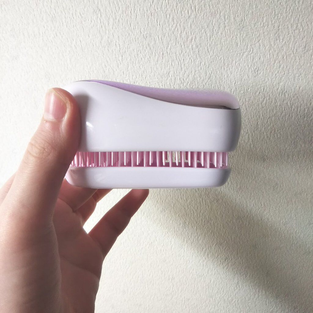 コンパクトスタイラー ライラッククローム/TANGLE TEEZER/ヘアブラシを使ったクチコミ（2枚目）