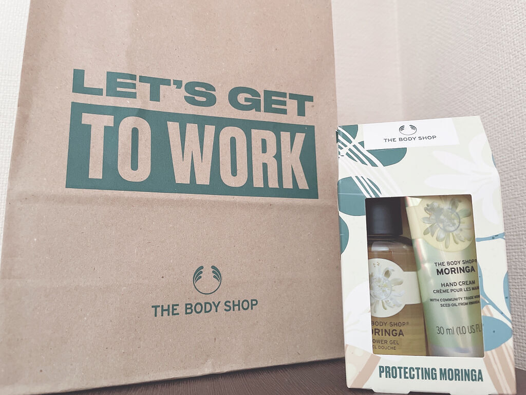 ハンドクリーム モリンガ/THE BODY SHOP/ハンドクリームを使ったクチコミ（1枚目）
