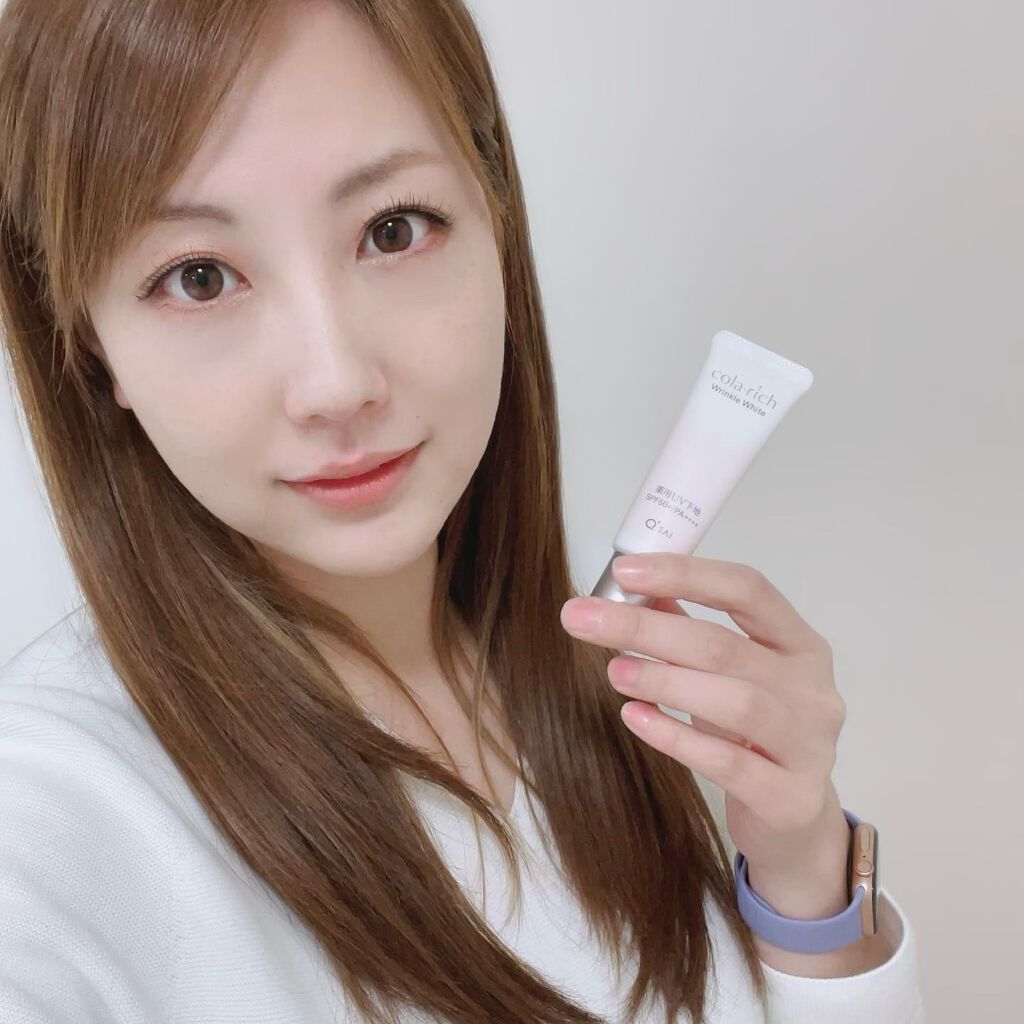 リンクルホワイトトーンアップUVベース/コラリッチ/化粧下地を使ったクチコミ（1枚目）