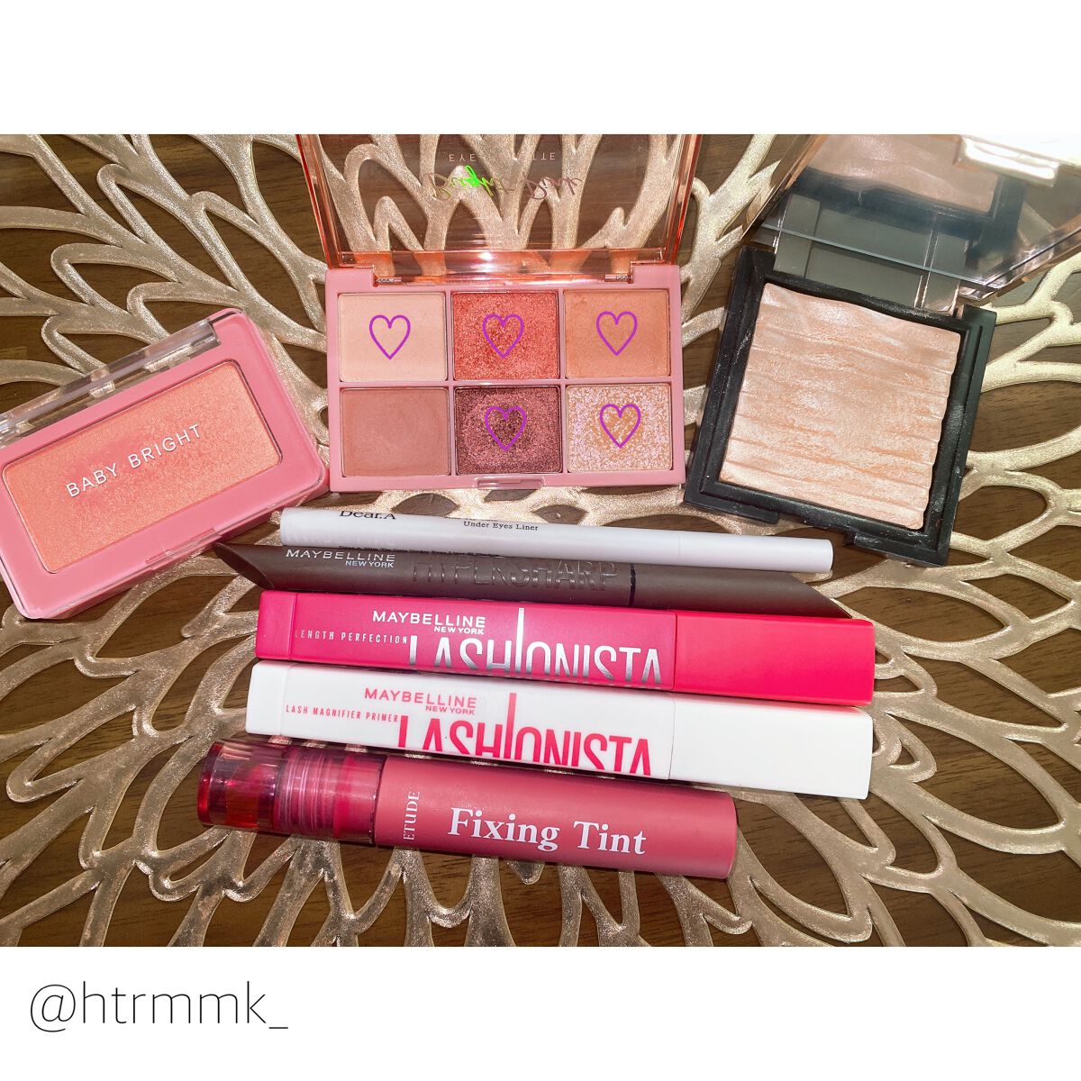 シャインアイシャドウパレット/BabyBright/アイシャドウパレットを使ったクチコミ（2枚目）